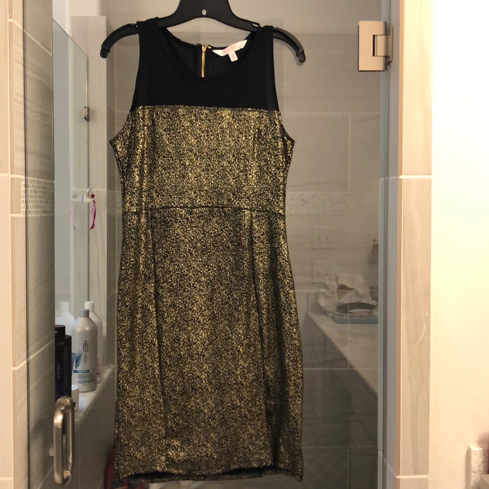 🎀 Marilyn Monroe black and gold dress